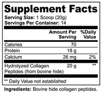 Halal Certified Grass-Fed Hydrolyzed Collagen Peptides